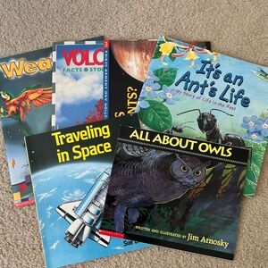 Lot of 6 Children Books Homeschool Learning Teaching